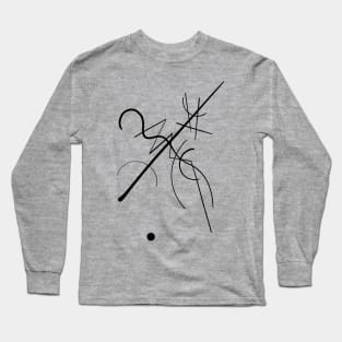 Kandinsky Black Lines Long Sleeve T-Shirt